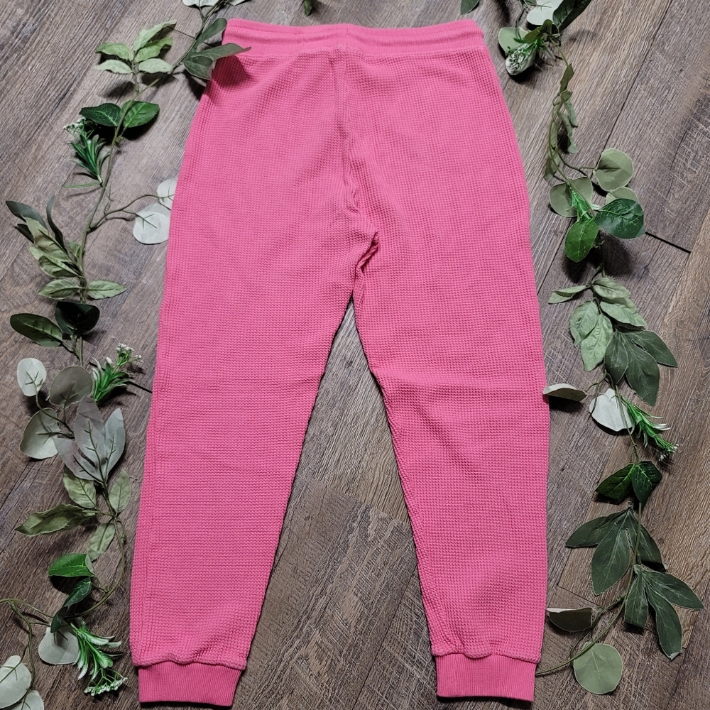 NWOT ZARA Hot Pink Textured Drawstring Jogger Pants SZ M - Picture 5 of 9